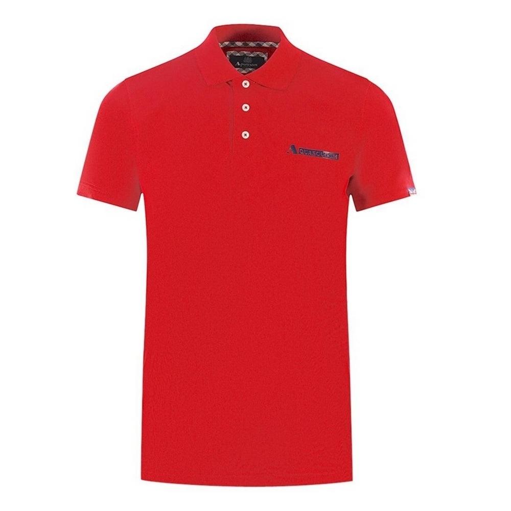 Aquascutum Men's Boxed Logo Polo Shirt