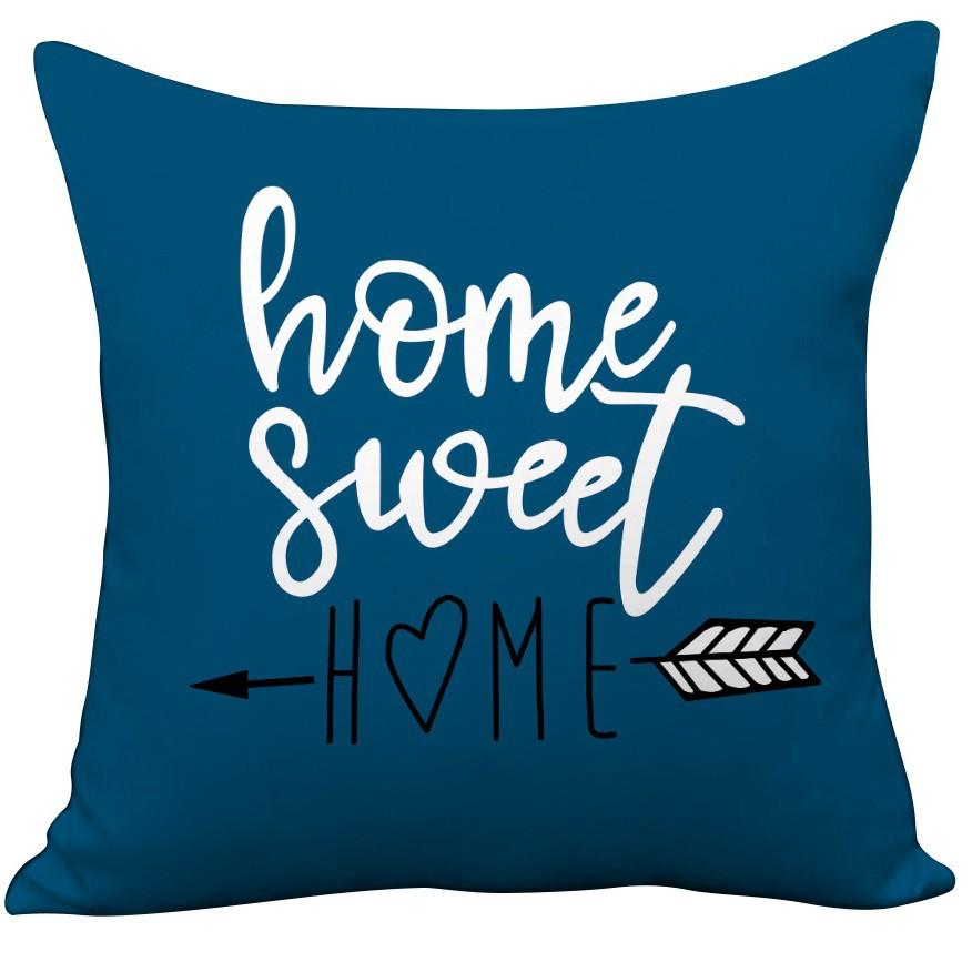 Modern Simple Nordic Style Plush Sofa Pillowcase Small Flower Letter Print Ins Macaron Color Pillowcase