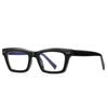 Thick Frame Square Myopia Glasses With Degree Women Men Anti Blue Rays Student Prescription Spectacles 0 -0.5 -0.75 To -6.0