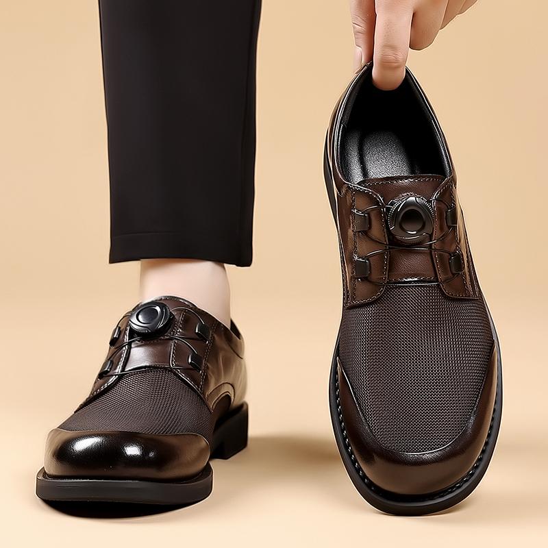 Fashion 2025 New  Loafers Mens Oxford Shoes Leisure Walking Shoes Handmade Casual Leather Shoes Classic Leisure Business Footwear Male