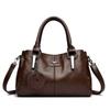 Shoulder Bag Women Faux leather Adjustable Strap Multi Pocket Office Daily