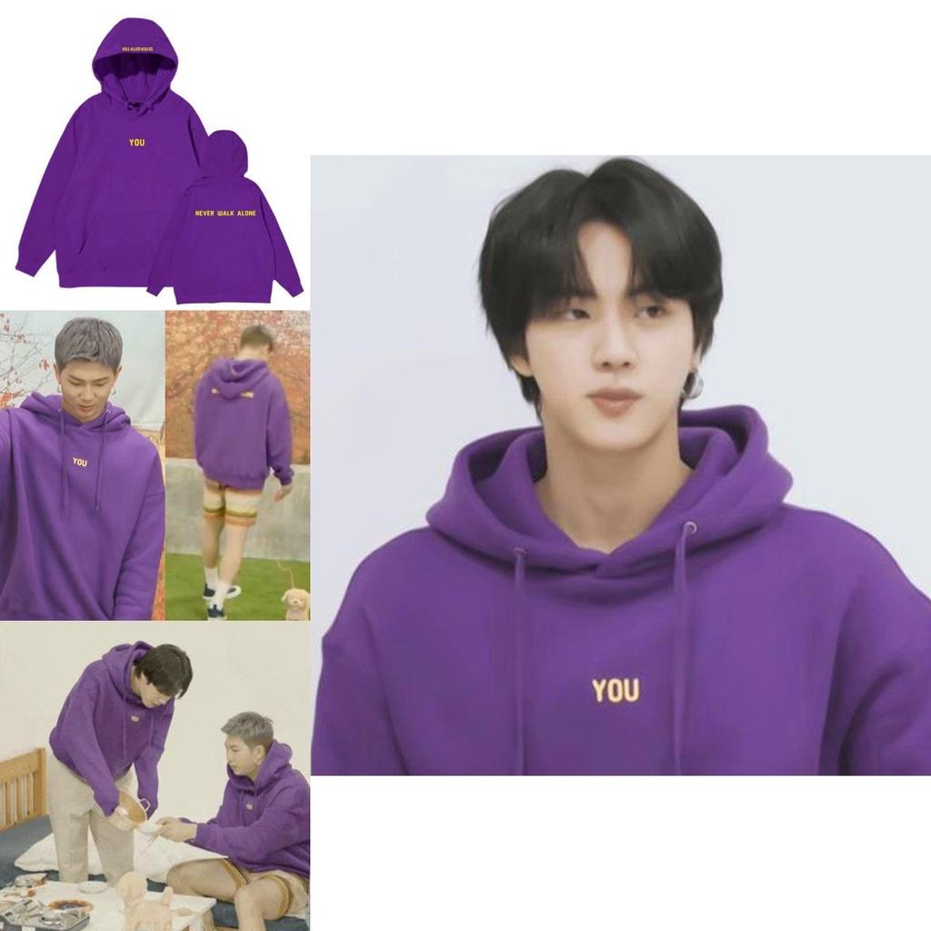 Bts Bangtan Boys Kpop Jimin Hoodie Sweatshirt J-hope Suga Rm Velvet Pullover