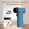 700g Thrust Cordless Air Blower | 70m/s Storm Wind for Car/Snow/Soot | IP54 & 60min Runtime | Rechargeable Handheld Power Tool
