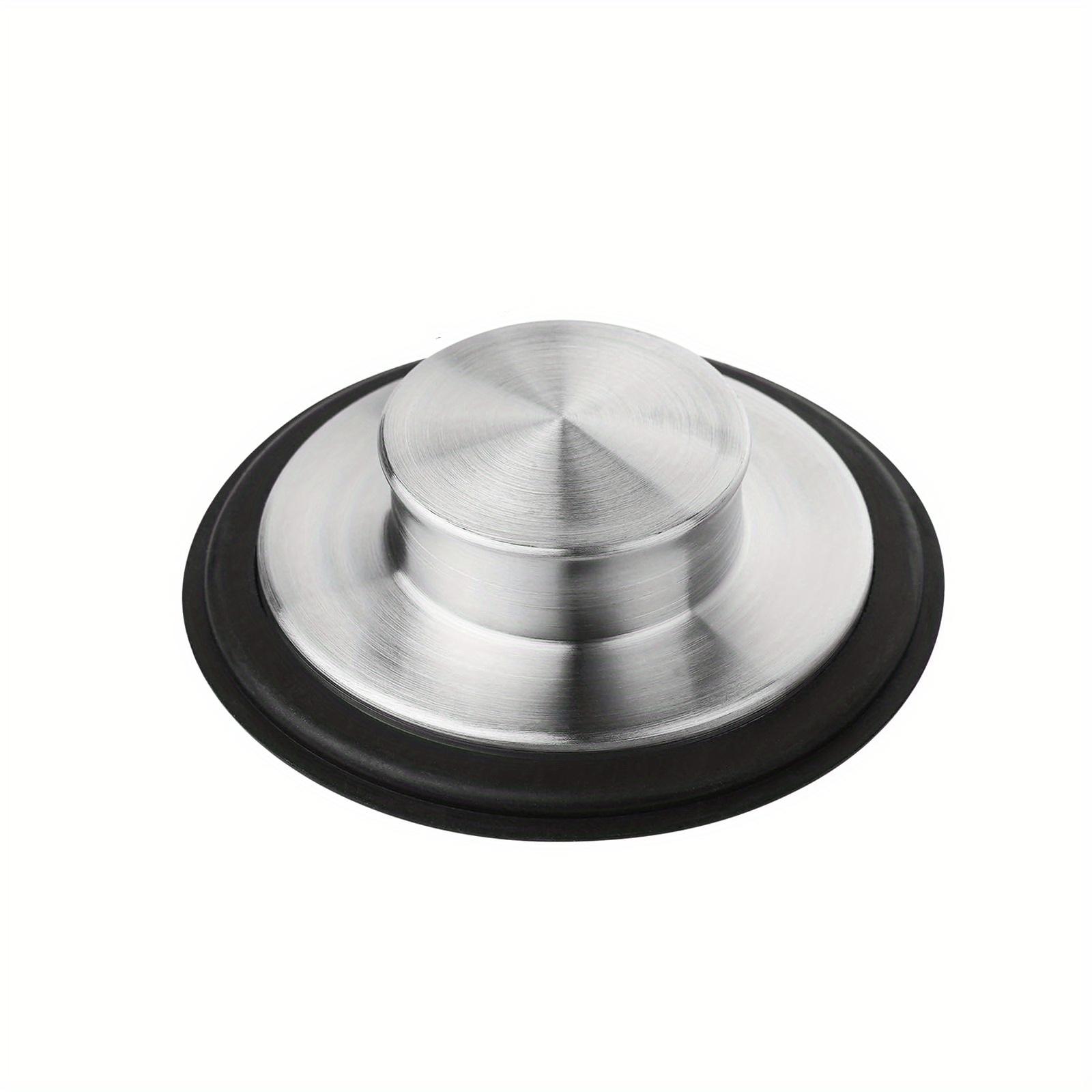 1 kitchen sink drain plug, garbage disposal plug, 3.34-inch sink plug, stainless steel kitchen sink drain cover, suitable