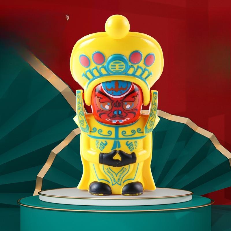 Sichuan Opera Face Changing Dolls Creative Chinese Cultural Toys for Boy Girl Souvenirs Decorations with Design