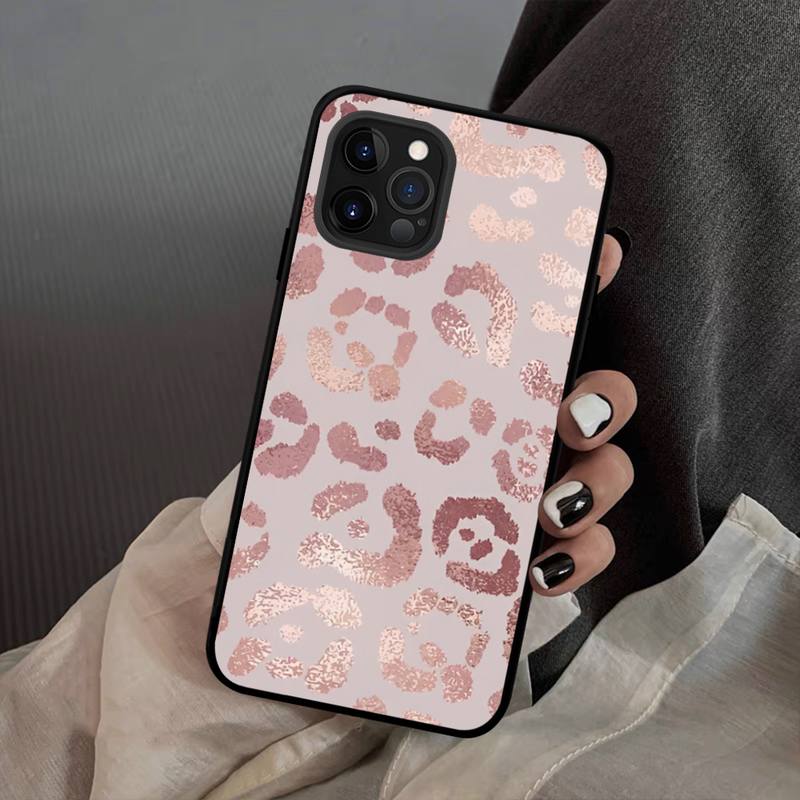Bellissima Custodia per Telefono Rosa Oro Silicone Morbido per iphone 14 13 12 11 Pro Mini XS MAX 8 7 6 Plus X XS XR Copertura
