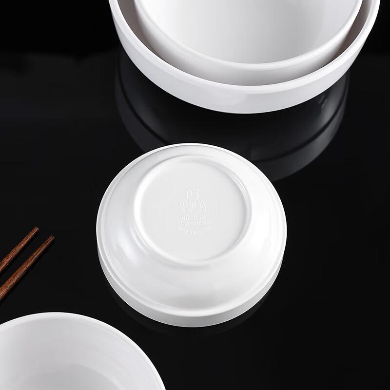 NHZHIW Food-Grade Melamine Round Soup Bowl