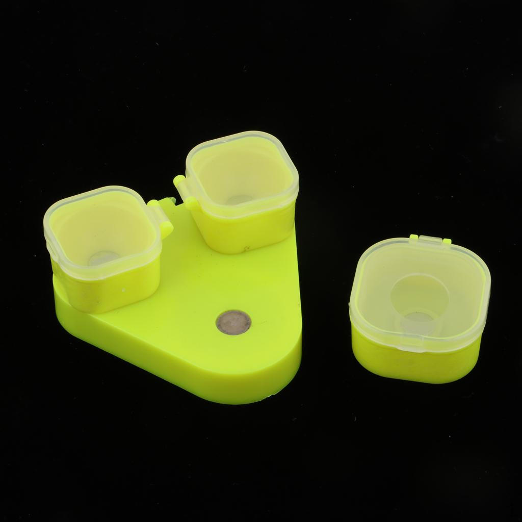 

3 in 1 Fishing Pull Tray Plate for Water Rice Flour with Detachable Box Case Square Box