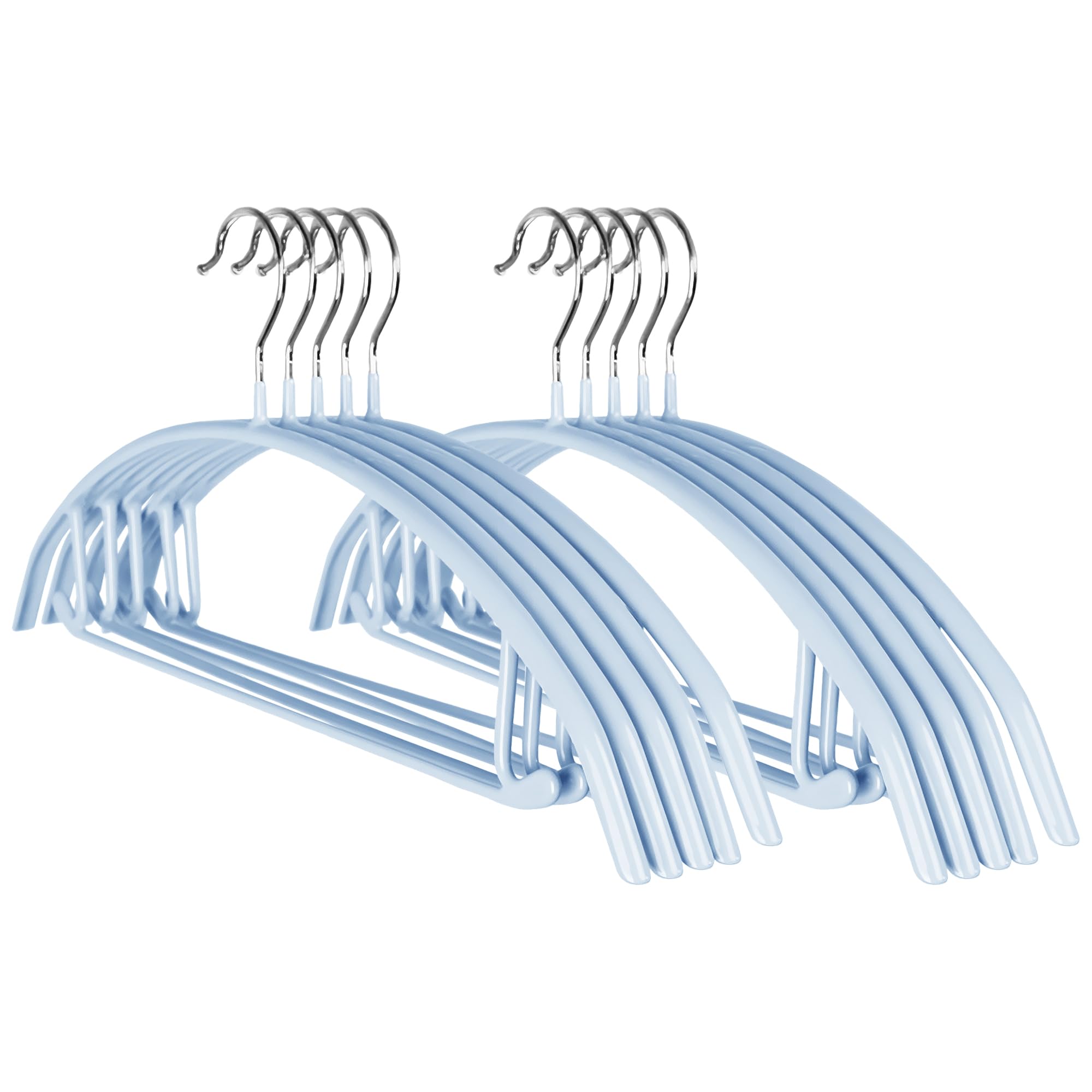 

Hangers for Shape Retention Hanger for Everything from Laundry to Suit Light Set of 10 [Expo Brand] Arched, Non-Slip [One Storage] Multi-Function