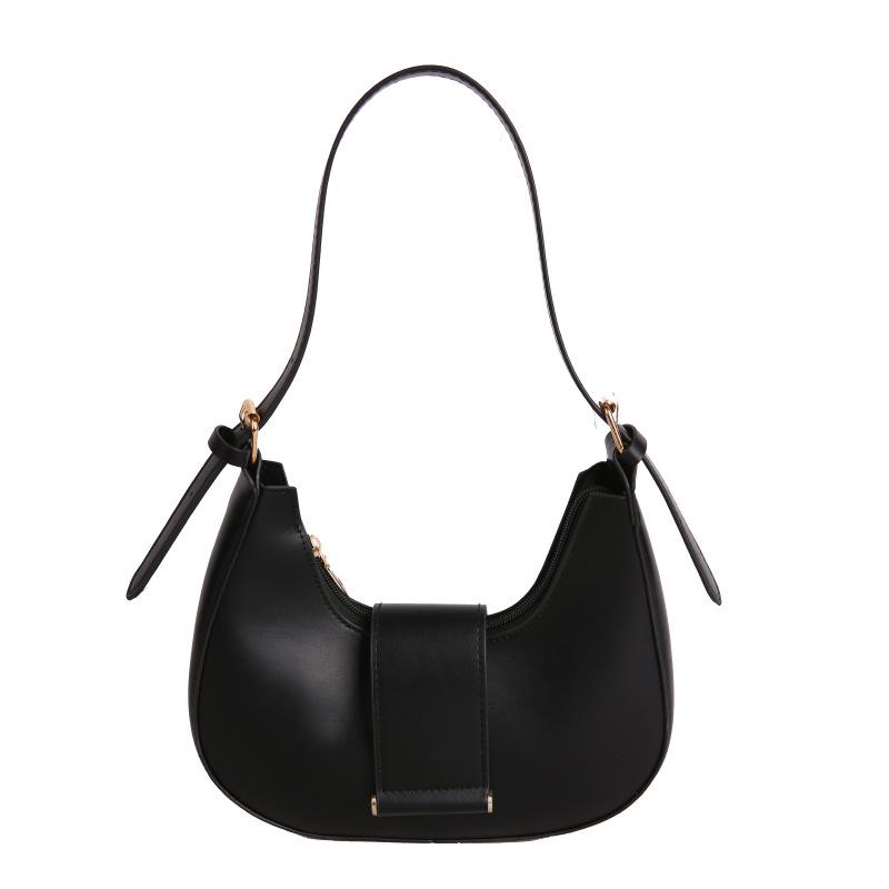 Solid Color Stylish Single Shoulder Underarm Women's Bag - 2025 Autumn/Winter Collection
