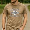 Chat GPT University Twist Knot Est 2067 Graphic T Shirt Unisex Crew Neck Short Sleeve Tech Geek Holiday Gift Tee