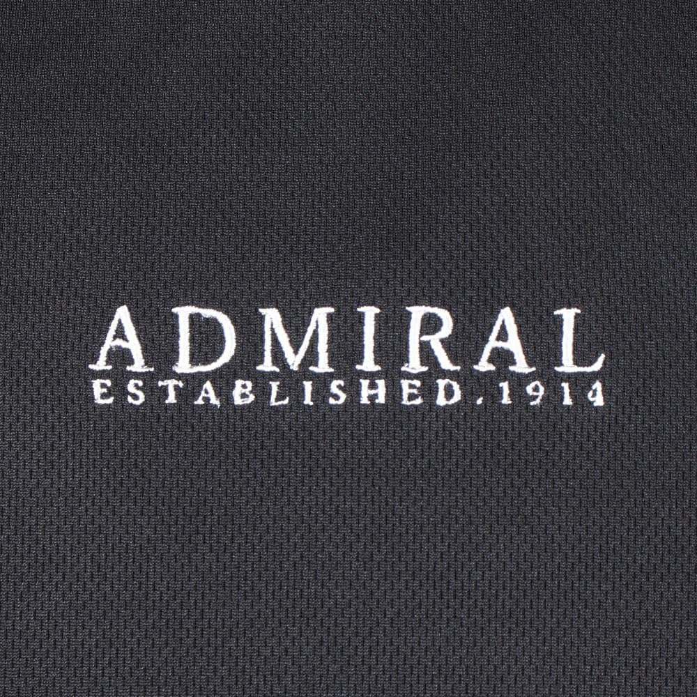 Admiral Golf Classic Flag Mock Shirt ADMA498 Men's Black