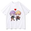 Ruikasa T-Shirt Mode Herren Kawaii Cartoon Rui Kamishiro Tsukasa Tenma T-Shirt Unisex Valentinstag Paar Baumwolle T-Shirts Geschenk