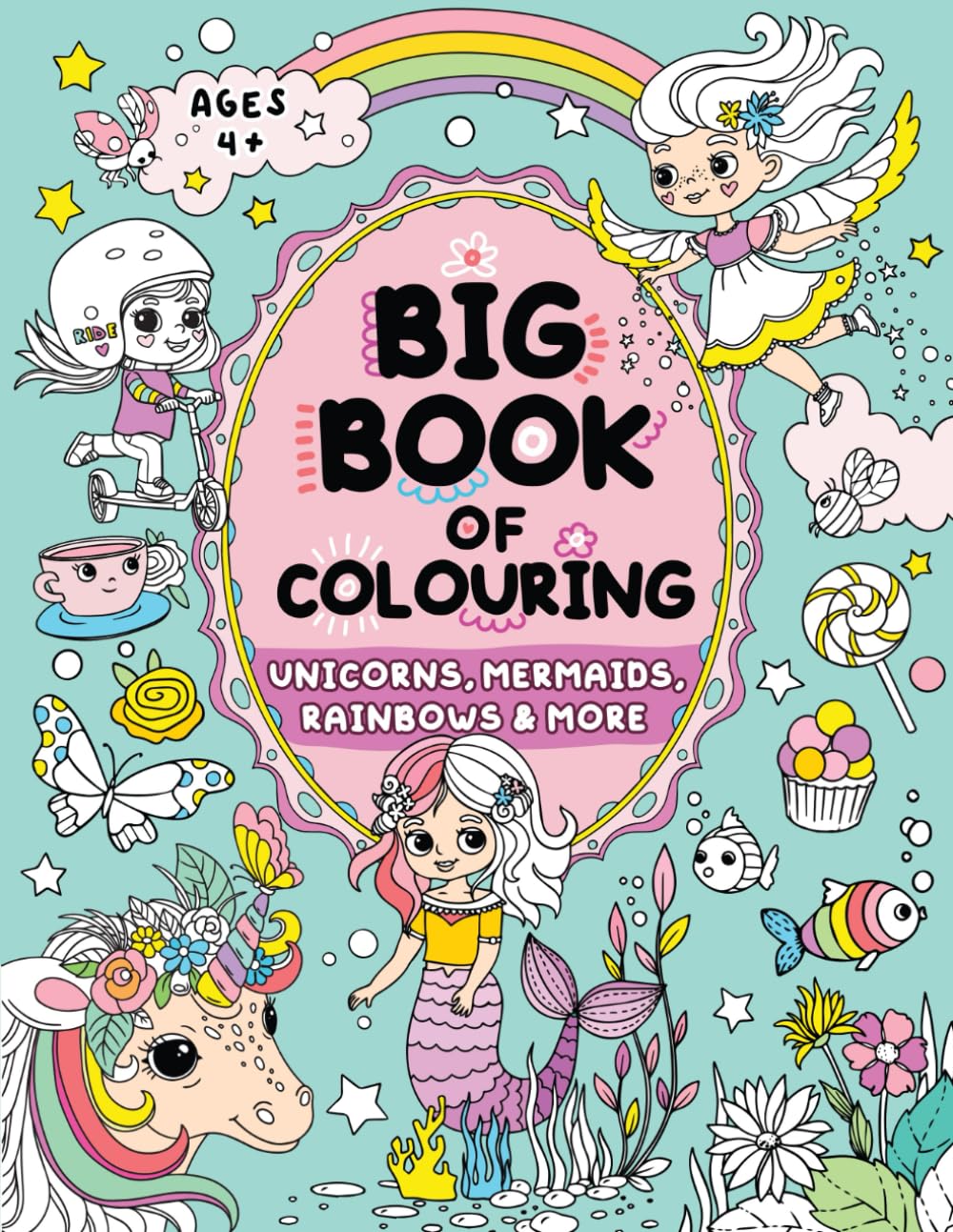 Big Book of Colouring for Girls: Children Ages 4+