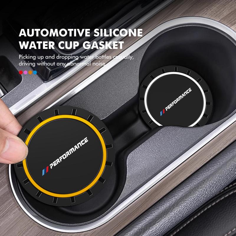 2pcs Car Cup Holder Anti Slip Insert Coasters Pads Accessories For BMW E30 E34 E36 E39 E46 E52 E53 E60 E61 E62 E70 E71 E83