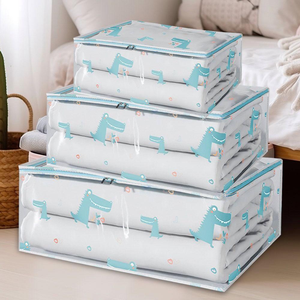 Aufbewahrungstasche für Steppdecken mit großer Kapazität, staubdicht, wasserdicht, transparent, Mehrzweck, dreidimensional