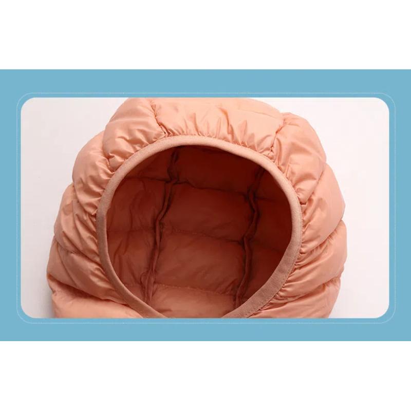 Vinter Herr- och Dam Barn Lättvikt Dunjacka med Huva Barn Förtjockad Varm Jacka