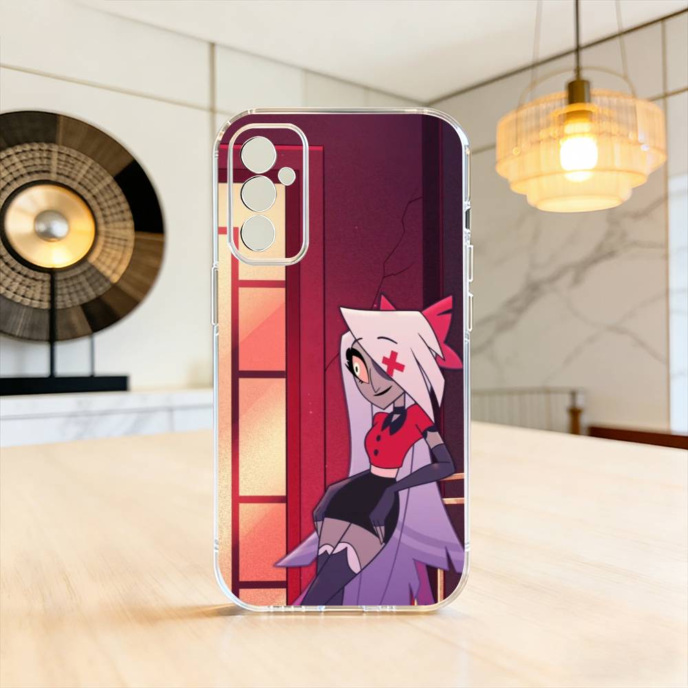 H-hazbin hotel V-veggie Чехол для телефона для Samsung A10,12,20,21S,30,31,40,50,51,52,70,71 Прозрачная крышка Samsung a52 a52S