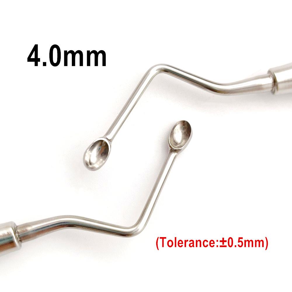 Dental Surgical Implant Dental Bone Curettes Powder Spoon Graft Scoop Implant Bone Grafting Packer