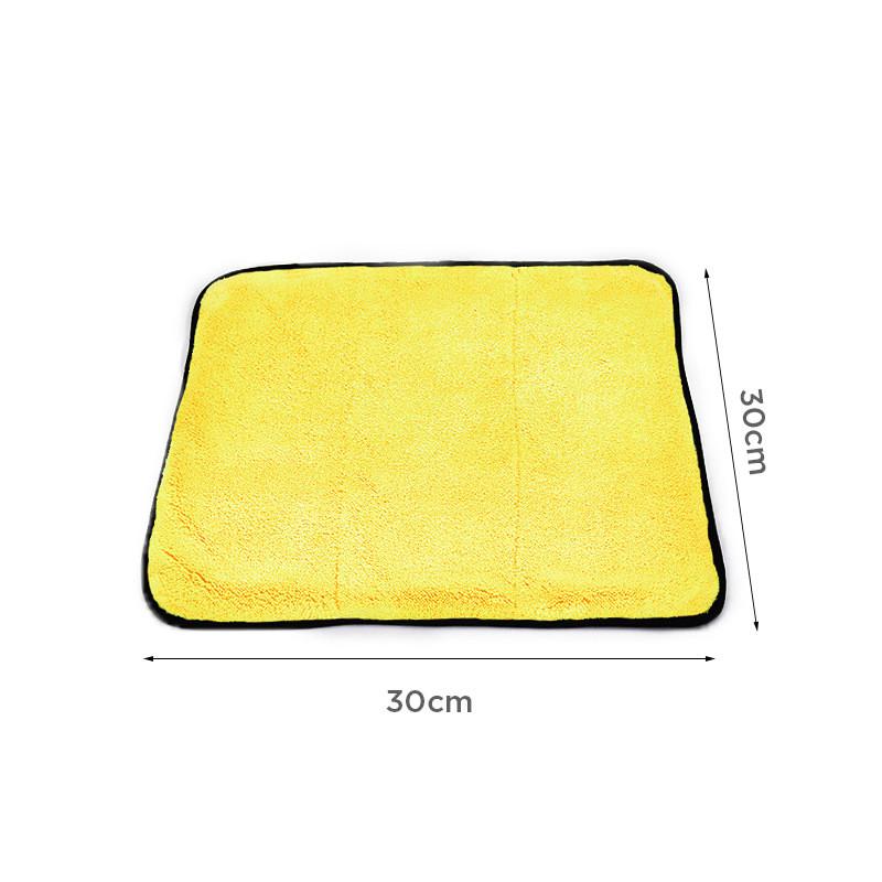 30x60CM Car Wash Microfiber Towel Car Cleaning Drying Cloth Hemming Car Care Cloth Detailing Car Wash Towel For Toyota