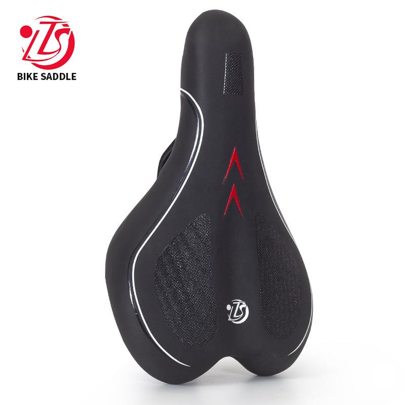 

Cycling Mountain Bike Saddle Bicycle Saddle Bicycle Accessories Bicycle Road Bike Seat Cushion 26*15cm красный