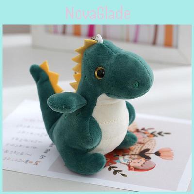 Chaveiro de Pelúcia de Dinossauro Adorável Amuleto de Animal de Pelúcia de Algodão PP Macio Para Bolsas Presentes