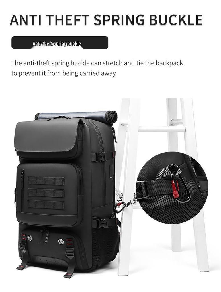 Herren Rucksack mit großem Fassungsvermögen, Diebstahlschutz, für Laptop und Reisen, für Outdoor und Business.