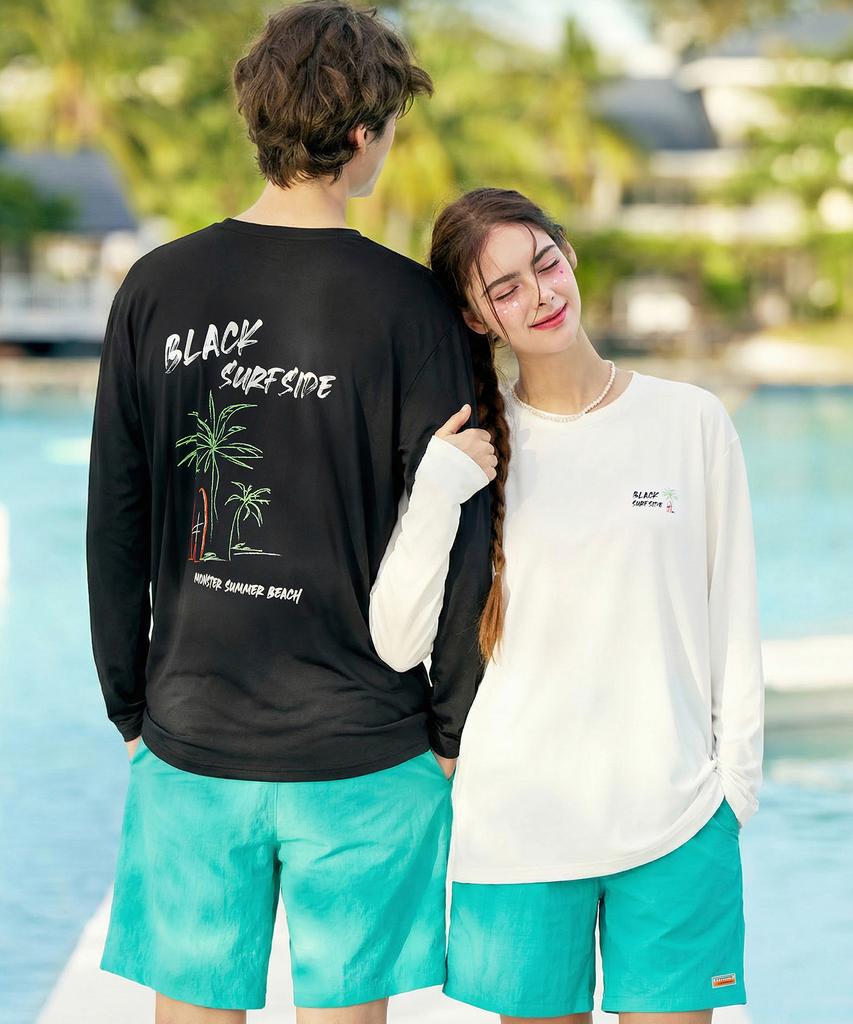Beullaegmonseuteopis Surfside Rash Guard Long Sleeve (2 Colors) / Bm250218