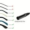 3 Stück Brillenband Sportbrillen-Trägerband für Damen Herren, Verstellbares Sonnenbrillenband Augenbrillen-Kordelband