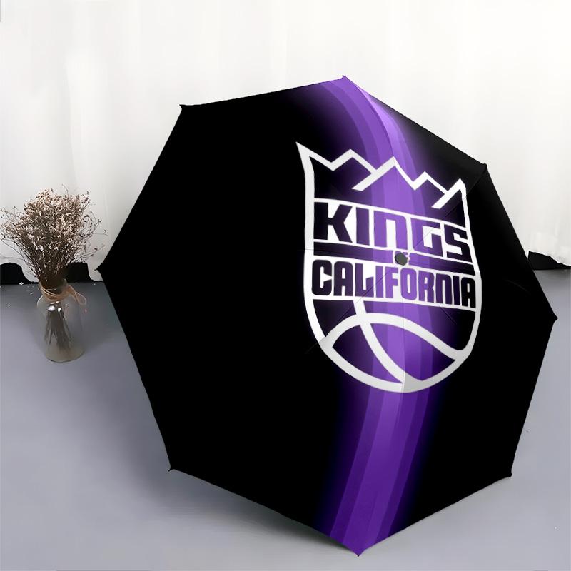 Sacramento Kingspattern, automatic folding umbrella, portable and foldable design, 8 ribs, a Christmas or birthday gift.