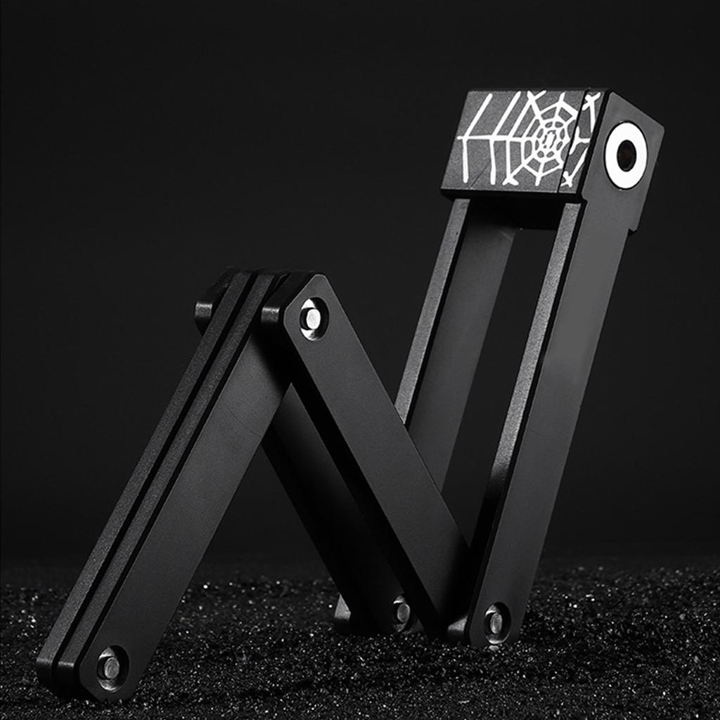 High Security Bicycles Lock Heavy Duty AntiTheft Cycling Lock with Key and Brackets Bike Security Folding Lock Enduring