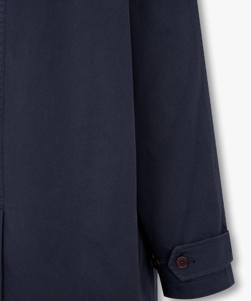 Man On The Boon Cotton Raglan Trench Coat_Navy 4715109001