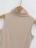 Women's Sleeveless High Neck Slim Fit Summer Vest