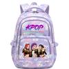 Kpop Korean version of small fresh backpack, college style trend, primary and secondary school student schoolbag, light and large capacity