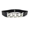 Belt Women'S Decoration Premium Metal Chain Women'S Belt Punk Wide Waist Seal Elastic Elastic Band