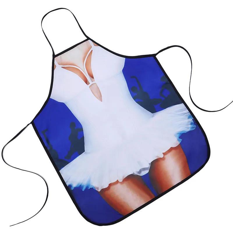 Kitchen Sexy Apron Woman Funny Pinafore Cooking Baking Party Cleaning Cute Aprons For Christmas Apron Wholesale