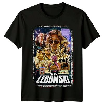 The Big Lebowski (1998) Movie Poster Inspired T-Shirt Retro 90s Tee Unisex
