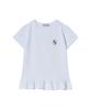 AWESOME STUDIO Frill Layered Short Sleeve T-Shirt Black
