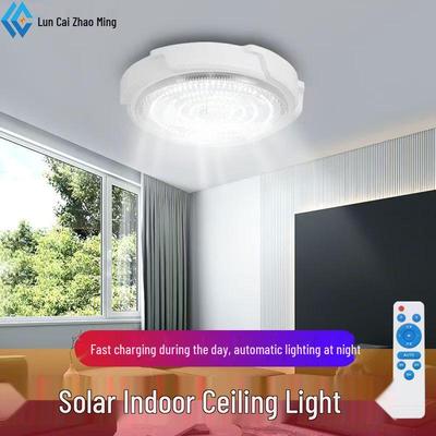 LED Smart Solar Ceiling Light for Indoor & Balcony - Eye Protection & Super Bright