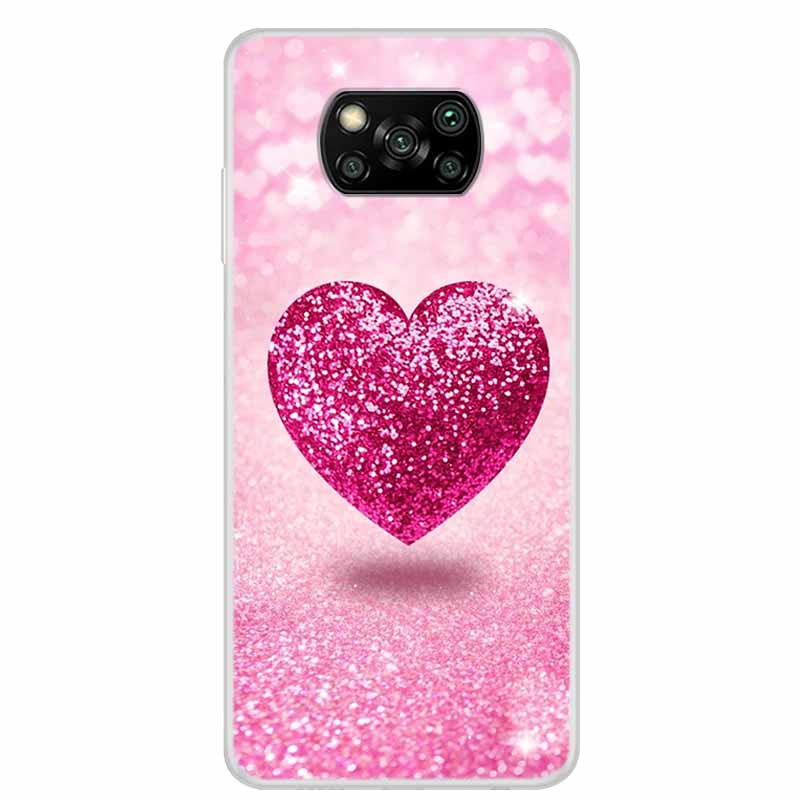For Poco X3 Pro Case X3 NFC 6.67" Clear Marble Soft TPU Silicone Back Case for Xiaomi Poco X3 NFC Phone Covers Shockproof Fundas