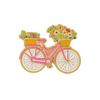 Zinc Alloy Brooch Pin, Enamel Paint Corrosion-Resistant Lapel Pin, Flower Bear Style Metal Badge with Stable Back-Buckle Pin for Clothes Hats