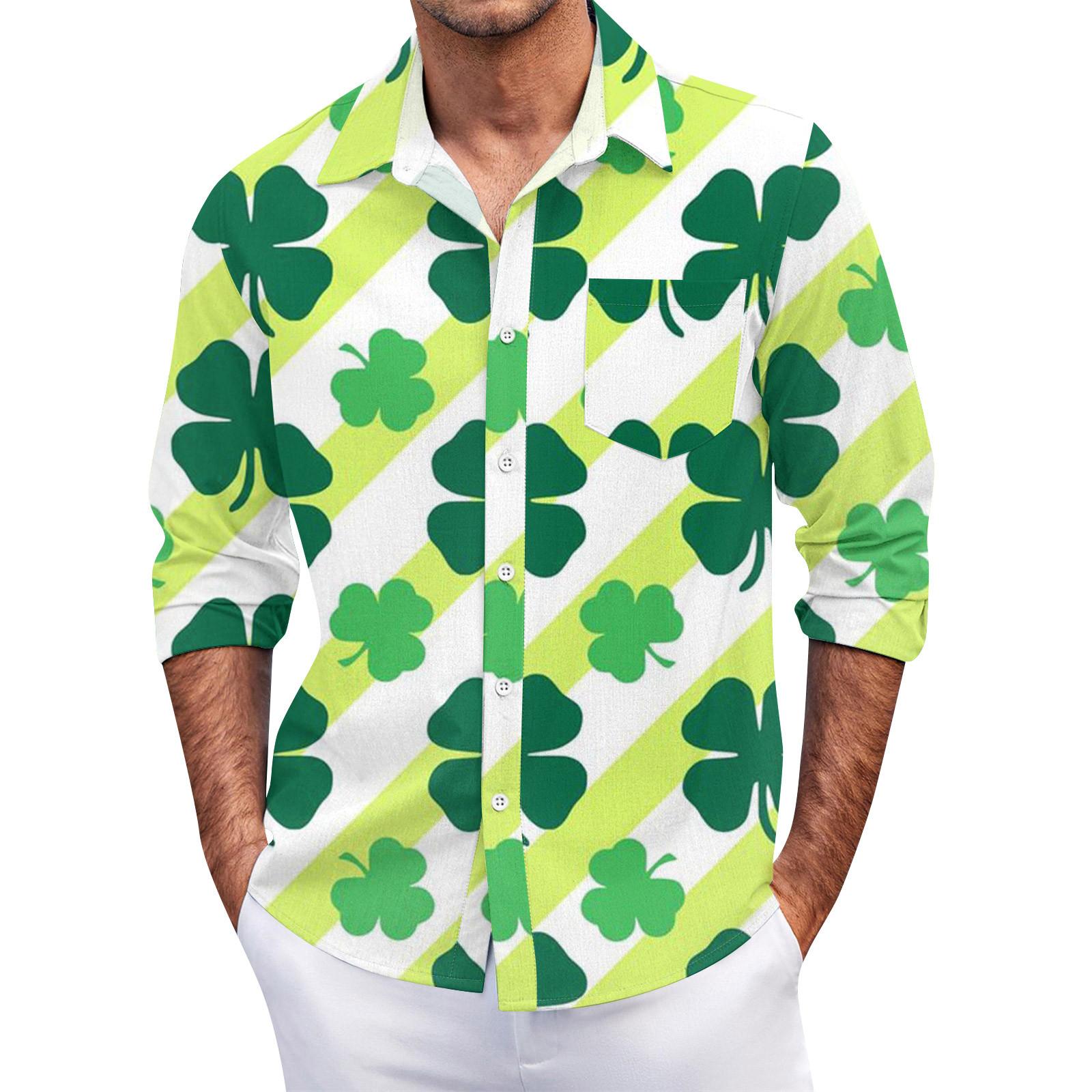 

Мужская летняя новая свободная рубашка с длинным рукавом с принтом, кардиган, пляжная рубашка XL зелёный