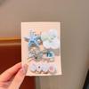 Summer Ocean Starfish Shell Hairpin Cute Children'S Hairpin Duck Beak Clip Pearl Hair Accessories Headgear Clip Girl