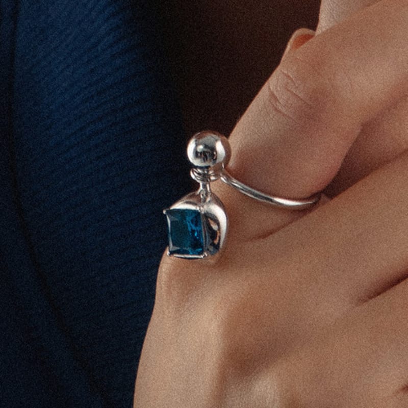 

cellmute WINTER OCEAN R03(BLU) SILVER_BLUE