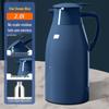 Thermos Large Capacity Press-Type Glass Liner Warm Pot Kettle
