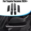 ABS Kohlefaser Rückspiegel Seitenspiegel Zierleiste Streifen für Toyota Tacoma 2024+