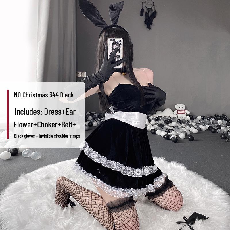 Domila Bunny Girl Lingerie: Sexy Christmas Cosplay Costume for Women