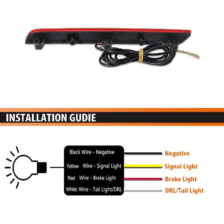 ADIIL 2PCS Red Lens Red LED Rear Fog Light Bumper Reflectors Brake Tail Lamps For 2020 2021 2022 Toyota GR Supra