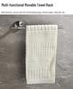 Customized 304 Stainless Steel Bathroom Hardware Set: Wall-Mounted Towel Bar and Tissue Holder