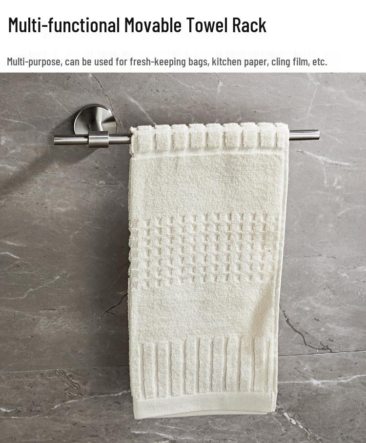 Customized 304 Stainless Steel Bathroom Hardware Set: Wall-Mounted Towel Bar and Tissue Holder
